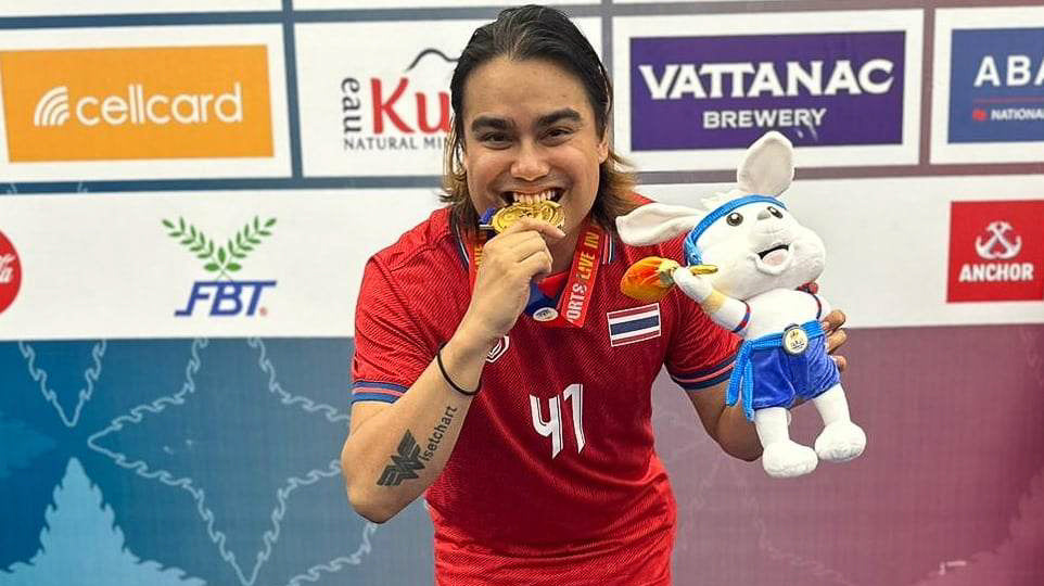 En spännande final i SEA Games ger Nick och hans Thailänska landslag ännu ett guld