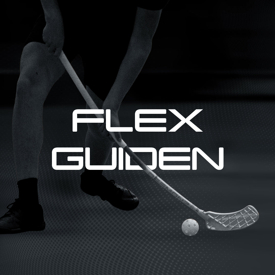 Innebandyklubbans flex mäts i mm och beskriver skaftets böjbarhet. Att välja rätt flex är en viktig förutsättning för att optimera individuell spelkänsla och maximera spelbarhet. Mjukare skaft har flex över 29, hårdare skaft har flex under 29.